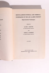 Miscellaneous Physical and Chemical Techniques of the Los Alamos Project: First Edition, 1952 (ONLINE ORDER ONLY)