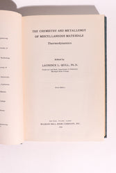 The Chemistry and Metallurgy of Miscellaneous Materials, First Edition 1950 (ONLINE ORDER ONLY)