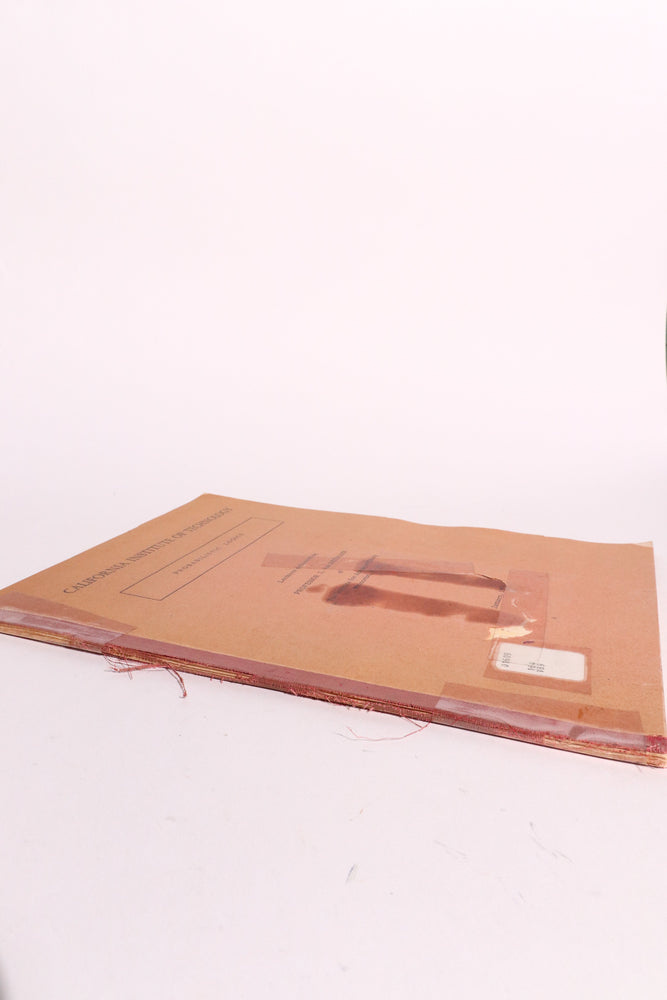 Original 1952 John von Neumann Caltech Lecture Notes — Probabilistic Logics & Early Fault-Tolerant Computing (ONLINE ORDER ONLY)