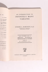 An Introduction to Infinitely Many Variates — Enders A. Robinson (ONLINE ORDER ONLY)