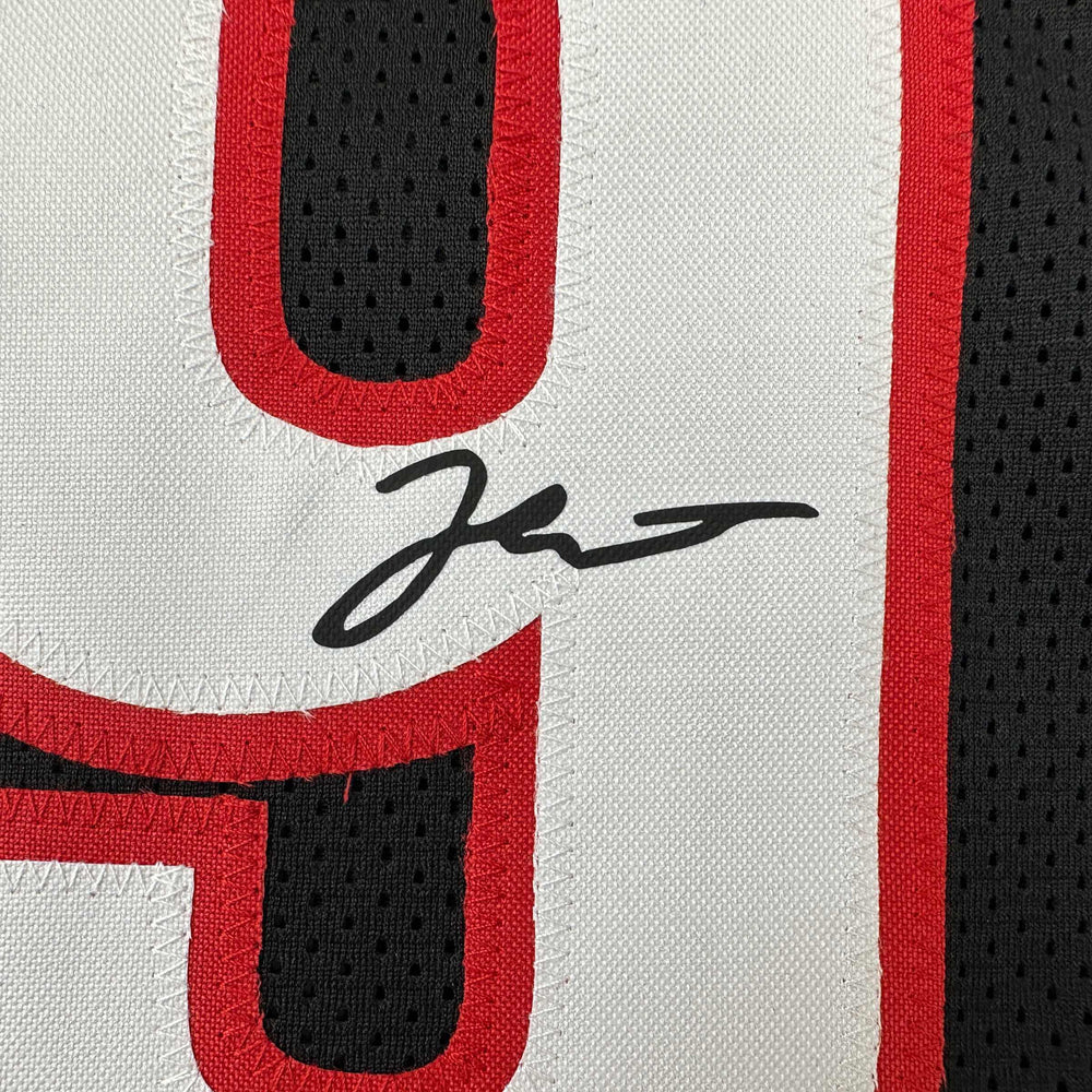 Facsimile Autographed Jerami Grant Portland Black Reprint Laser Auto Basketball Jersey Size Men's XL (ONLINE ORDER ONLY)