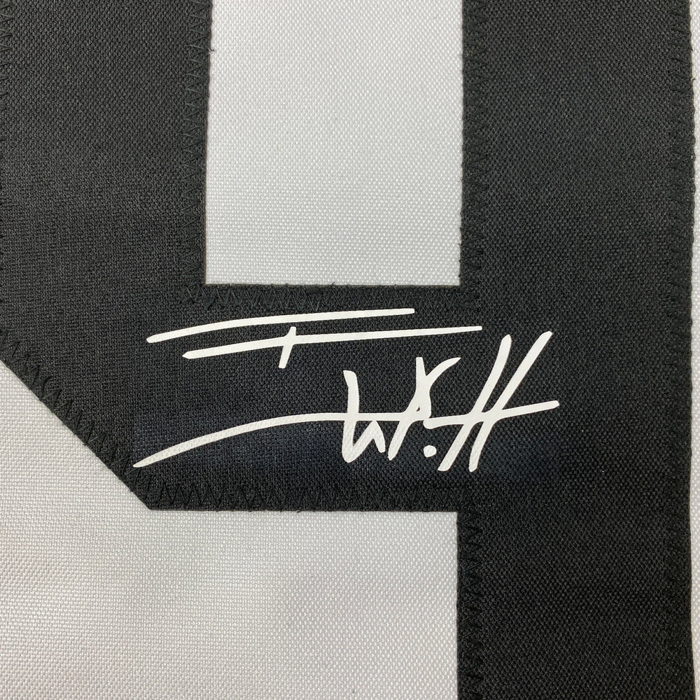 Facsimile Autographed T.J. TJ Watt Pittsburgh Bumble Bee Reprint Laser Auto Football Jersey Size Men's XL (ONLINE ORDER ONLY)