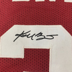 Facsimile Autographed Kobe Bryant Lower Merion Maroon Reprint Laser Auto High School Basketball Jersey Size Men's XL (ONLINE ORDER ONLY)