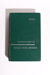 Introduction to Solid State Physics — Charles Kittel, 1963 (ONLINE ORDER ONLY)