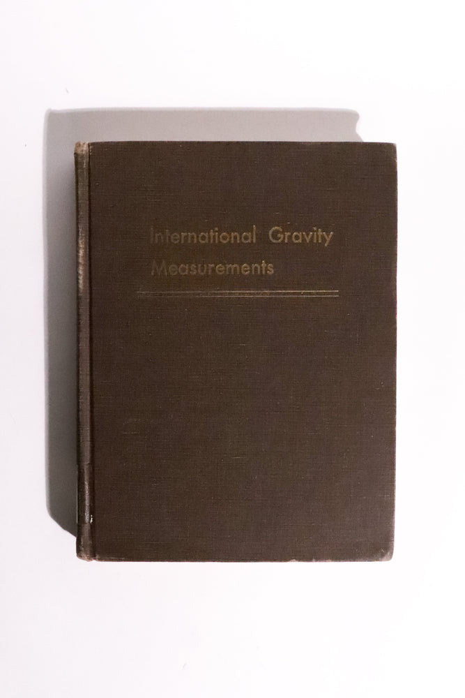 International Gravity Measurements — Woollard & Rose, 1963 (ONLINE ORDER ONLY)