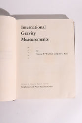 International Gravity Measurements — Woollard & Rose, 1963 (ONLINE ORDER ONLY)