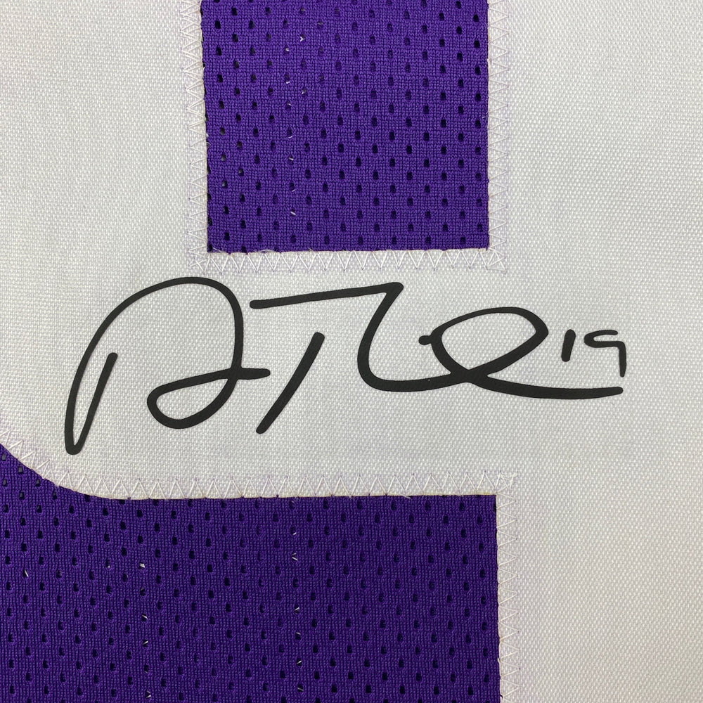 Facsimile Autographed Adam Thielen Minnesota Purple Reprint Laser Auto Football Jersey Size Men's XL (ONLINE ORDER ONLY)