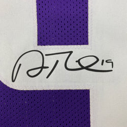 Facsimile Autographed Adam Thielen Minnesota Purple Reprint Laser Auto Football Jersey Size Men's XL (ONLINE ORDER ONLY)
