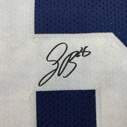 Facsimile Autographed Saquon Barkley Penn State Blue Reprint Laser Auto College Football Jersey Size Men's XL (ONLINE ORDER ONLY)