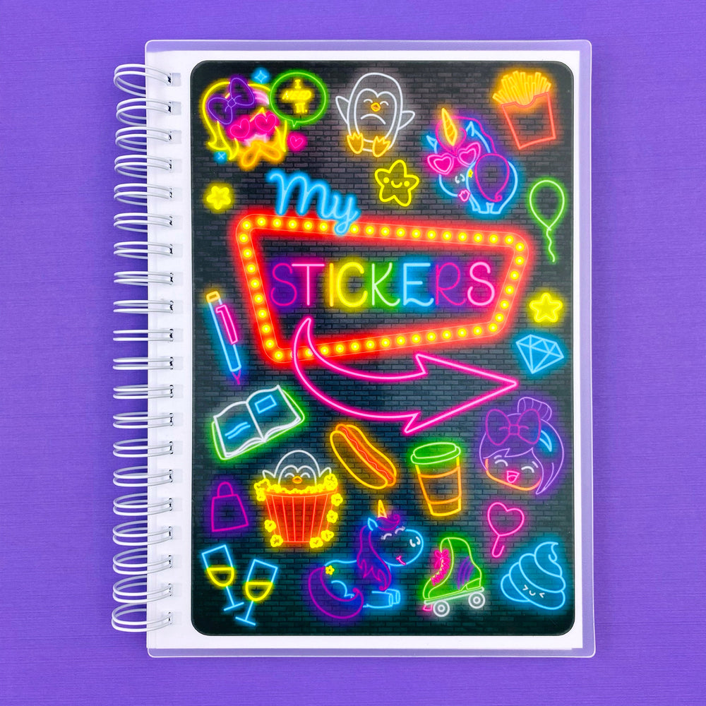 Neon Reusable Sticker Book (ONLINE ORDER ONLY)