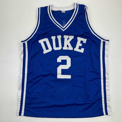 Facsimile Autographed Cooper Flagg Duke Blue Reprint Laser Auto College Basketball Jersey Size Men's XL (ONLINE ORDER ONLY)