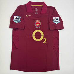Autographed/Signed Thierry Henry Arsenal Red Soccer Jersey Beckett BAS COA (ONLINE ORDER ONLY)