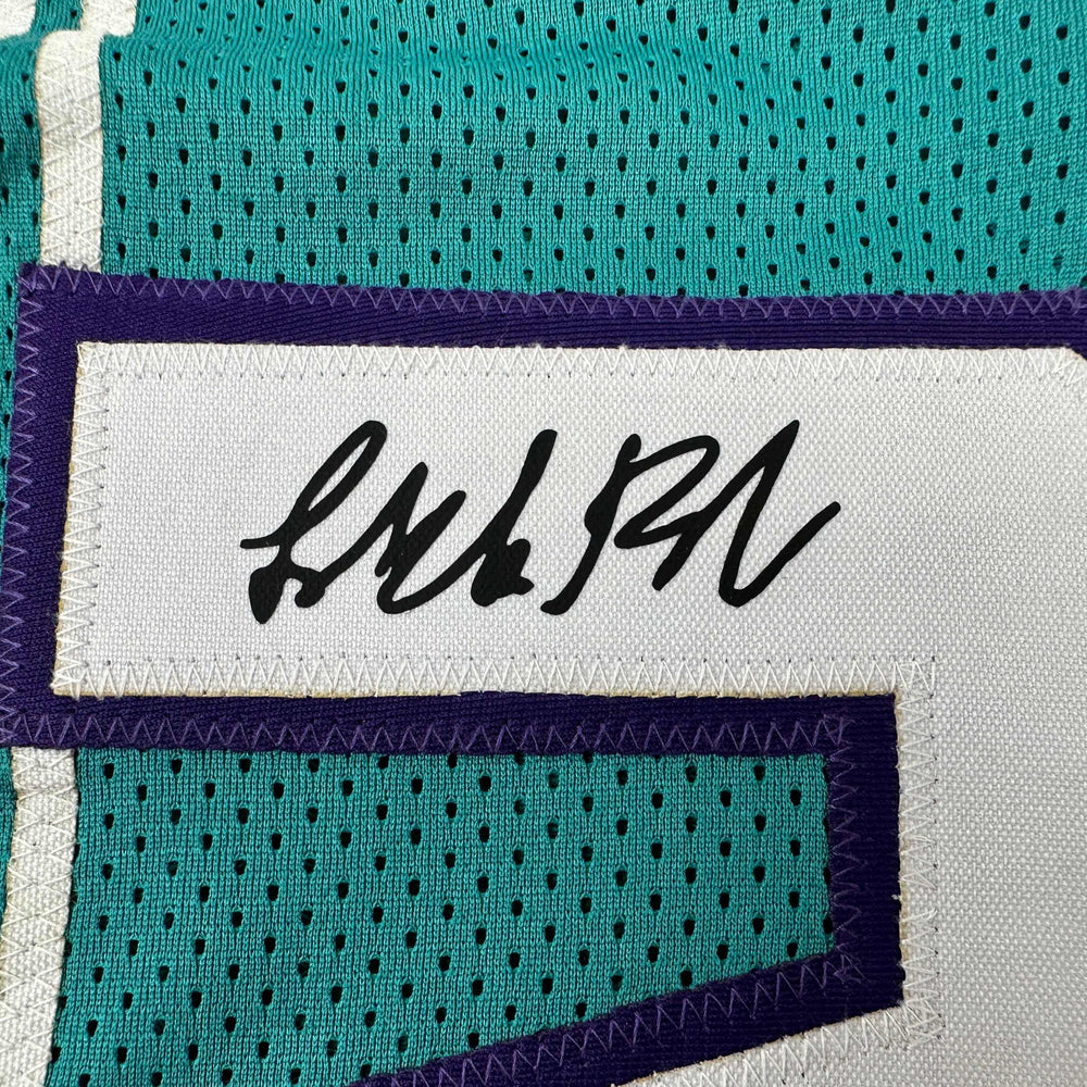 Facsimile Autographed LaMelo Ball #2 Rookie Charlotte Teal Reprint Laser Auto Basketball Jersey Size Men's XL (ONLINE ORDER ONLY)