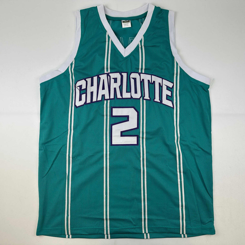 Facsimile Autographed LaMelo Ball #2 Rookie Charlotte Teal Reprint Laser Auto Basketball Jersey Size Men's XL (ONLINE ORDER ONLY)