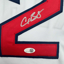 Autographed/Signed Alex Bregman Boston White Baseball Jersey JSA COA (ONLINE ORDER ONLY)