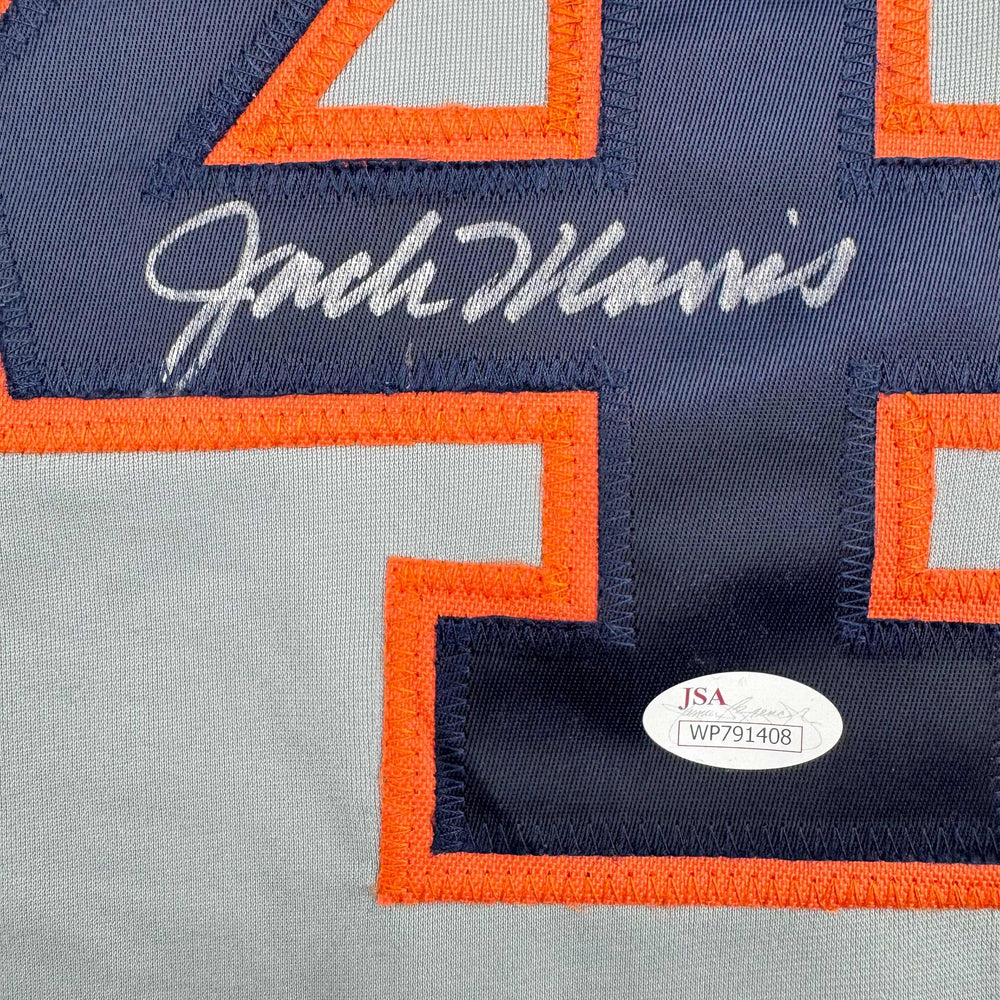 Autographed/Signed Jack Morris Detroit Grey Baseball Jersey JSA COA (ONLINE ORDER ONLY)