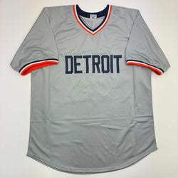 Autographed/Signed Jack Morris Detroit Grey Baseball Jersey JSA COA (ONLINE ORDER ONLY)