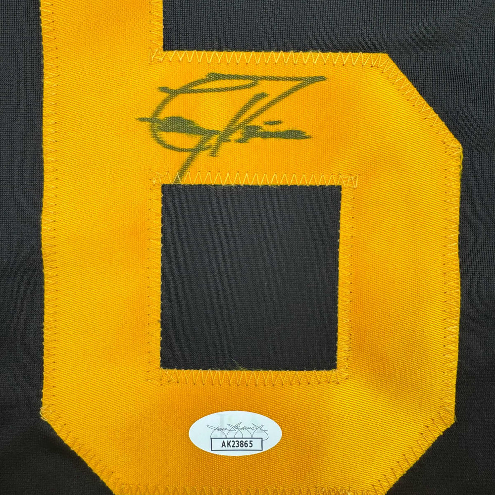 Autographed/Signed Tony Pena Pittsburgh Black Baseball Jersey JSA COA (ONLINE ORDER ONLY)