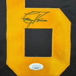 Autographed/Signed Tony Pena Pittsburgh Black Baseball Jersey JSA COA (ONLINE ORDER ONLY)