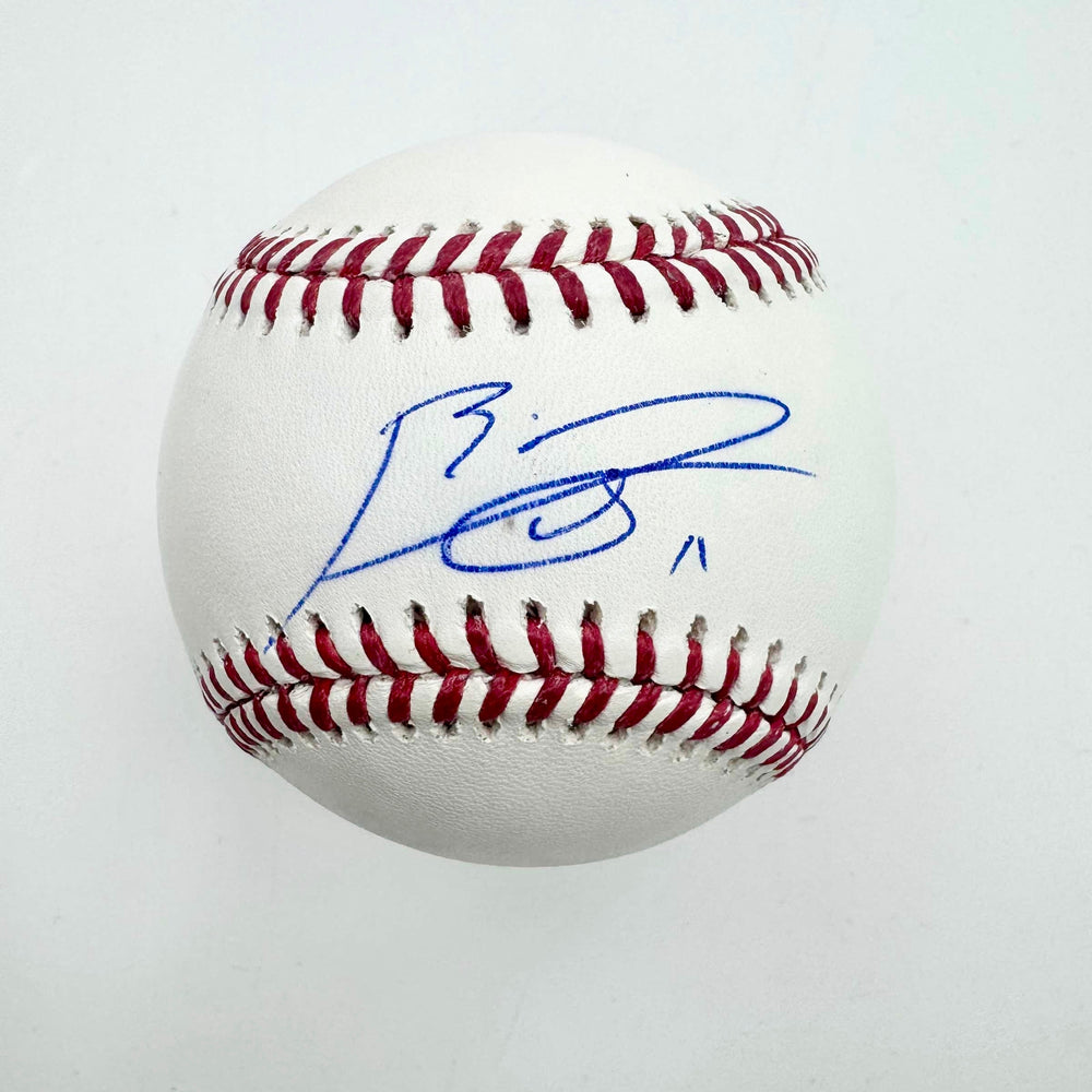 Autographed/Signed Rafael Devers Rawlings Official Major League ROML Baseball JSA COA (ONLINE ORDER ONLY)