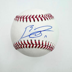 Autographed/Signed Rafael Devers Rawlings Official Major League ROML Baseball JSA COA (ONLINE ORDER ONLY)