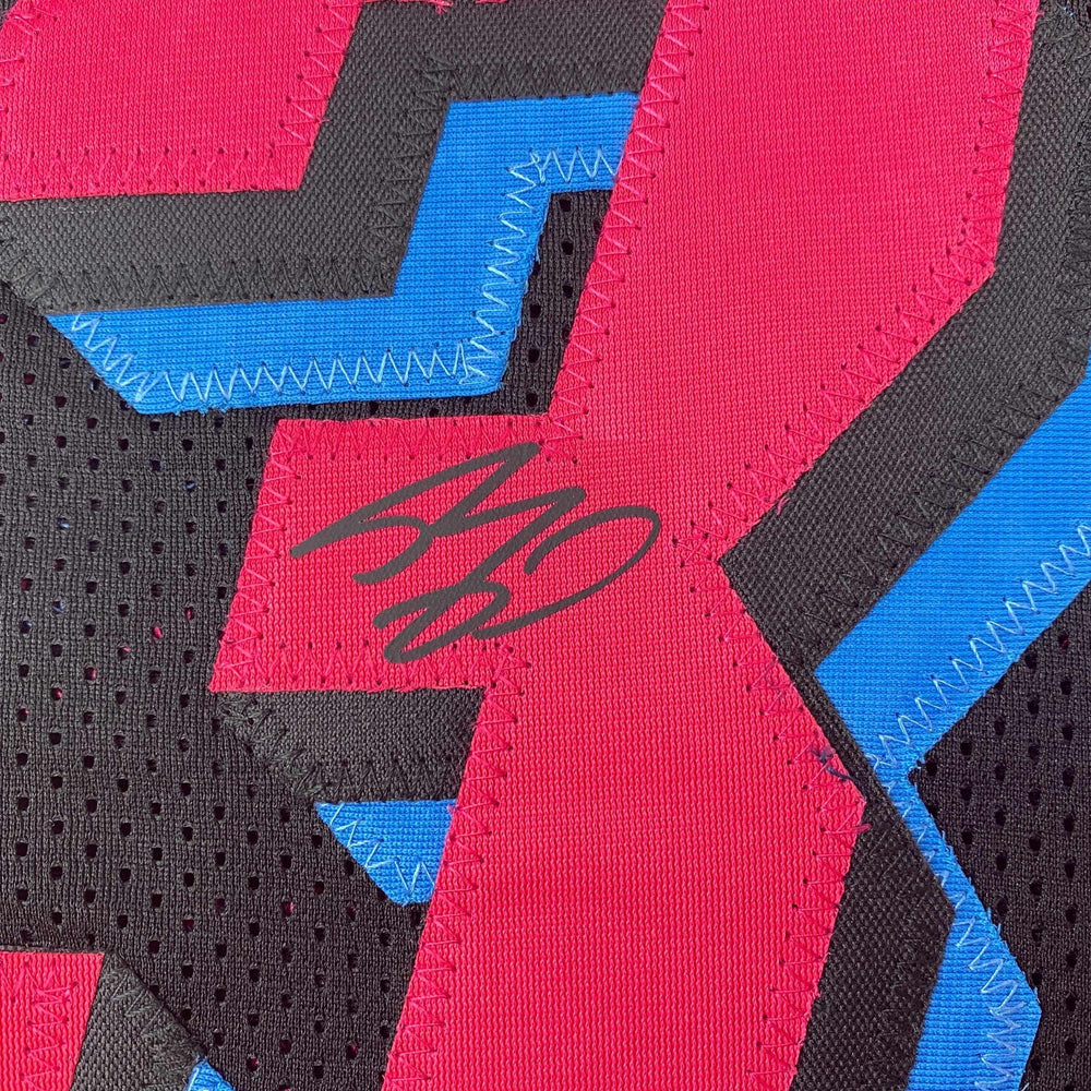 Facsimile Autographed Shaquille Shaq O'Neal Miami Black Vice City Reprint Laser Auto Basketball Jersey Size Men's XL (ONLINE ORDER ONLY)