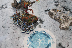 Snowy Tundra - Neoprene Battle Mat with Bag (Online Order Only)