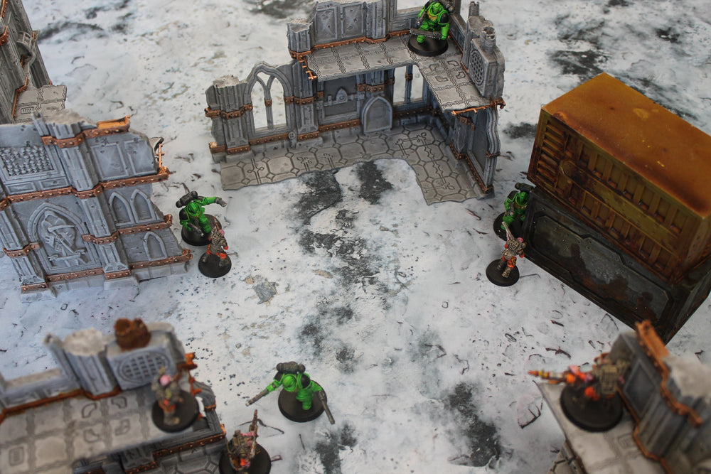 Snowy Tundra - Neoprene Battle Mat with Bag (Online Order Only)