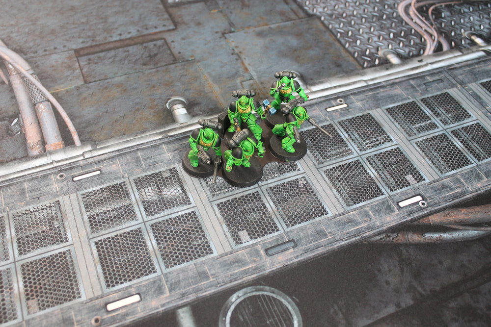 Grimdark Station - Neoprene Battle Mat with Bag (Online Order Only)