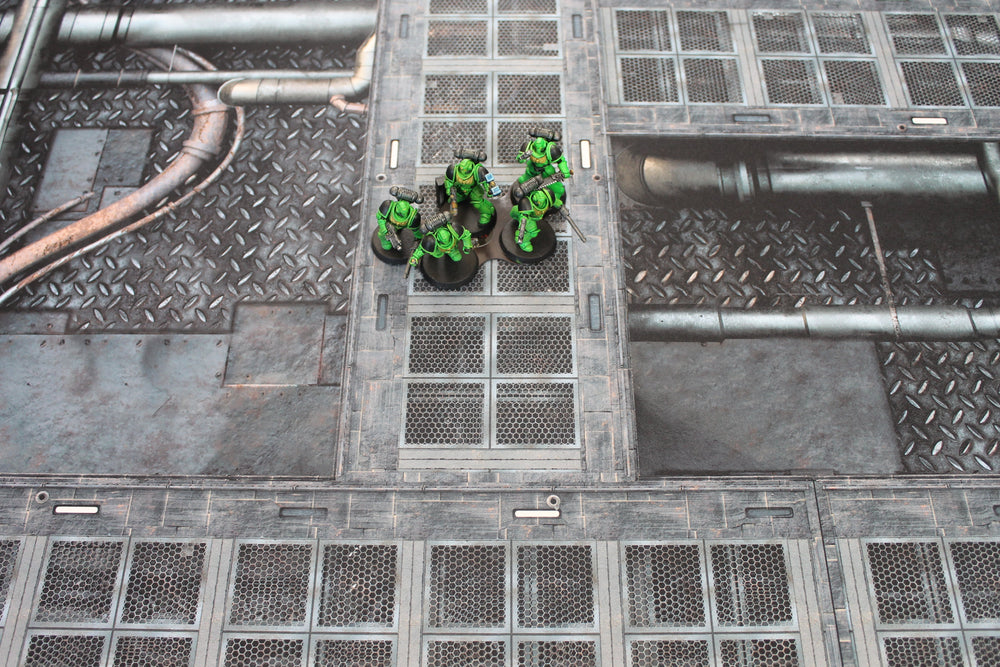 Grimdark Station - Neoprene Battle Mat with Bag (Online Order Only)