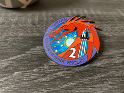 NASA Crew-2 USCV-2 Mission Patch Hard Enamel Pin (ONLINE ORDER ONLY)