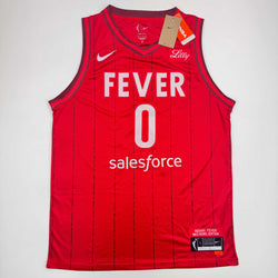 Autographed/Signed Kelsey Mitchell Indiana Red Basketball Jersey PSA COA (ONLINE ORDER ONLY)