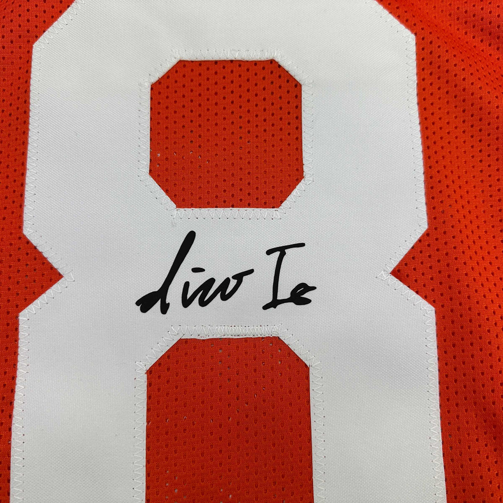 Facsimile Autographed Nico Iamaleava Tennessee Orange Reprint Laser Auto College Football Jersey Size Men's XL (ONLINE ORDER ONLY)