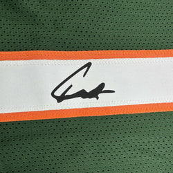 Facsimile Autographed Cameron Cam Ward Miami Green Reprint Laser Auto College Football Jersey Size Men's XL (ONLINE ORDER ONLY)