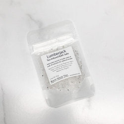 Lumberjack Tea-Infused Bath Salts (ONLINE ORDER ONLY)