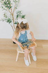 Neutral Wooden Abacus (ONLINE ORDER ONLY)