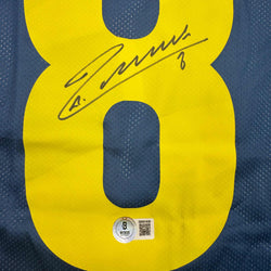 Autographed/Signed Andres Iniesta FC Barcelona Soccer Jersey Beckett BAS COA (ONLINE ORDER ONLY)