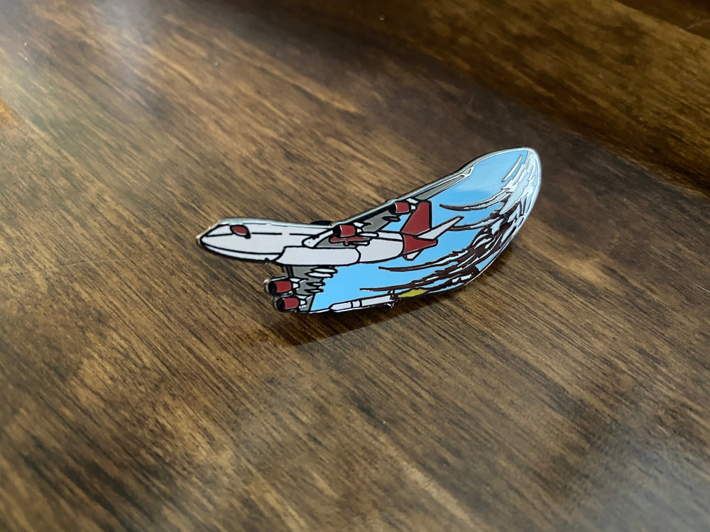 Cosmic Girl with Launcher One rocket Enamel Pin (ONLINE ORDER ONLY)