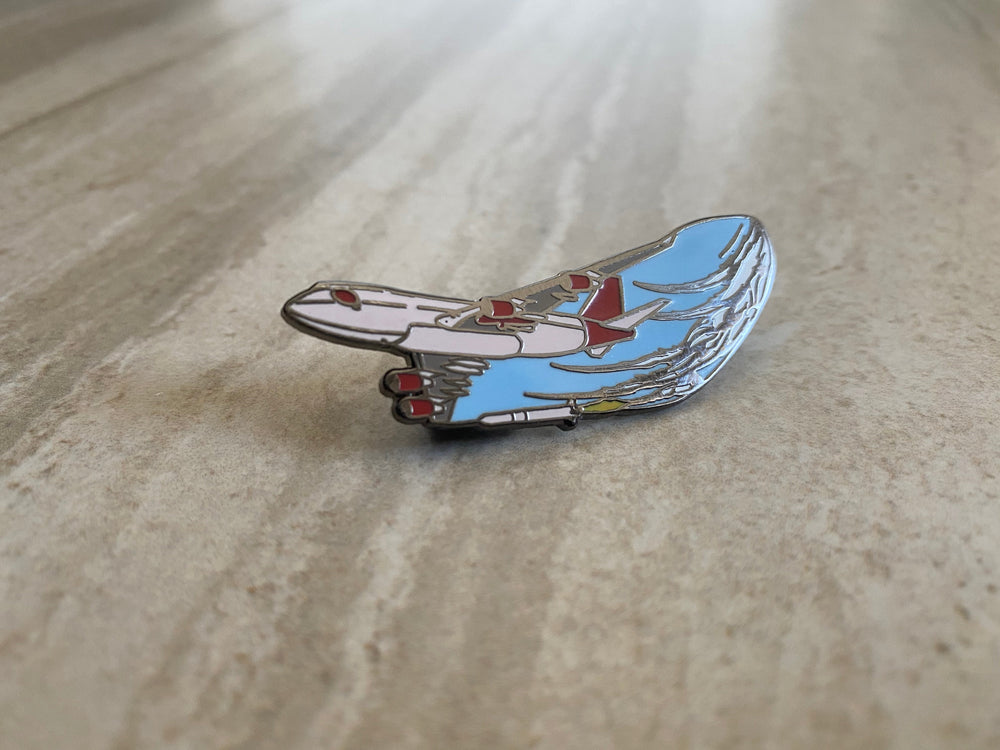 Cosmic Girl with Launcher One rocket Enamel Pin (ONLINE ORDER ONLY)