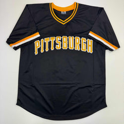 Autographed/Signed Bill Madlock Pittsburgh Black Baseball Jersey JSA COA (ONLINE ORDER ONLY)