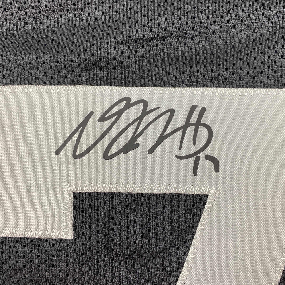 Facsimile Autographed Davante Adams Oakland Las Vegas Black Reprint Laser Auto Football Jersey Size Men's XL (ONLINE ORDER ONLY)