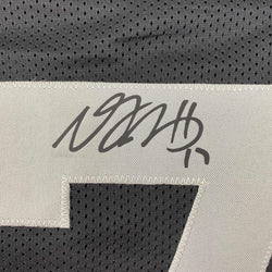 Facsimile Autographed Davante Adams Oakland Las Vegas Black Reprint Laser Auto Football Jersey Size Men's XL (ONLINE ORDER ONLY)