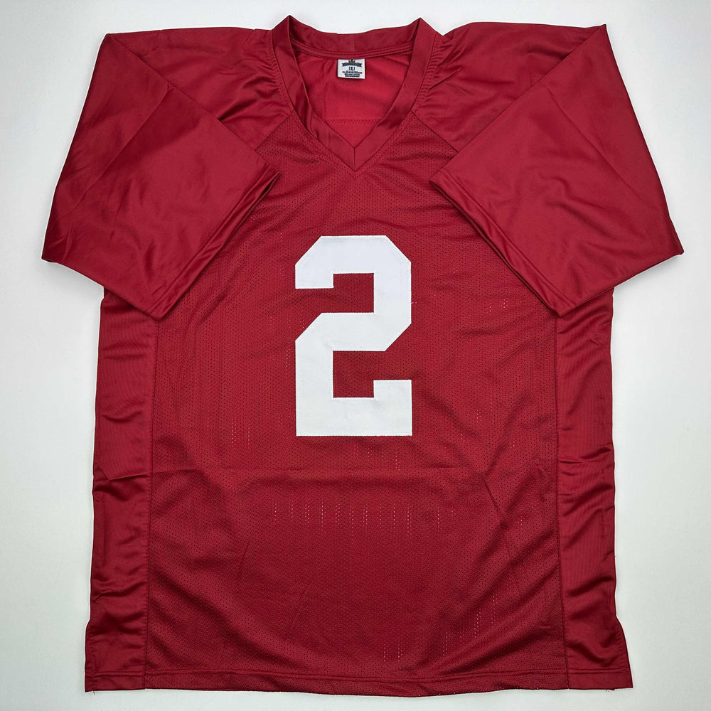 Facsimile Autographed Ryan Williams Alabama Red Reprint Laser Auto College Football Jersey Size Men's XL (ONLINE ORDER ONLY)