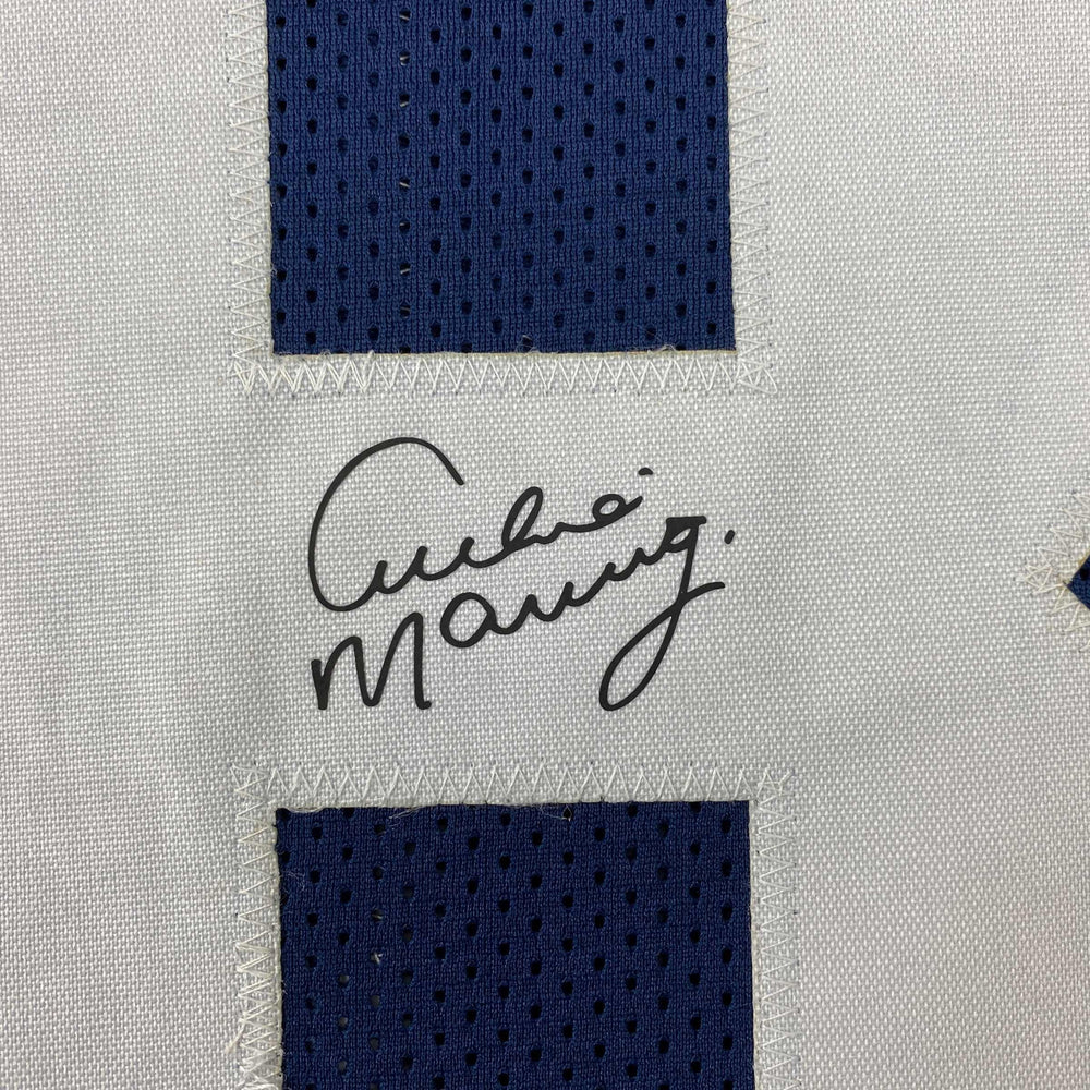 Facsimile Autographed Archie Manning Ole Miss Blue Reprint Laser Auto College Football Jersey Size Men's XL (ONLINE ORDER ONLY)