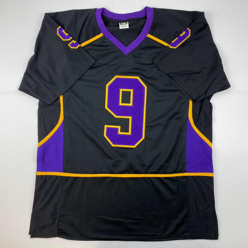 Facsimile Autographed Adam Thielen Minnesota State Black Reprint Laser Auto College Football Jersey Size Men's XL (ONLINE ORDER ONLY)