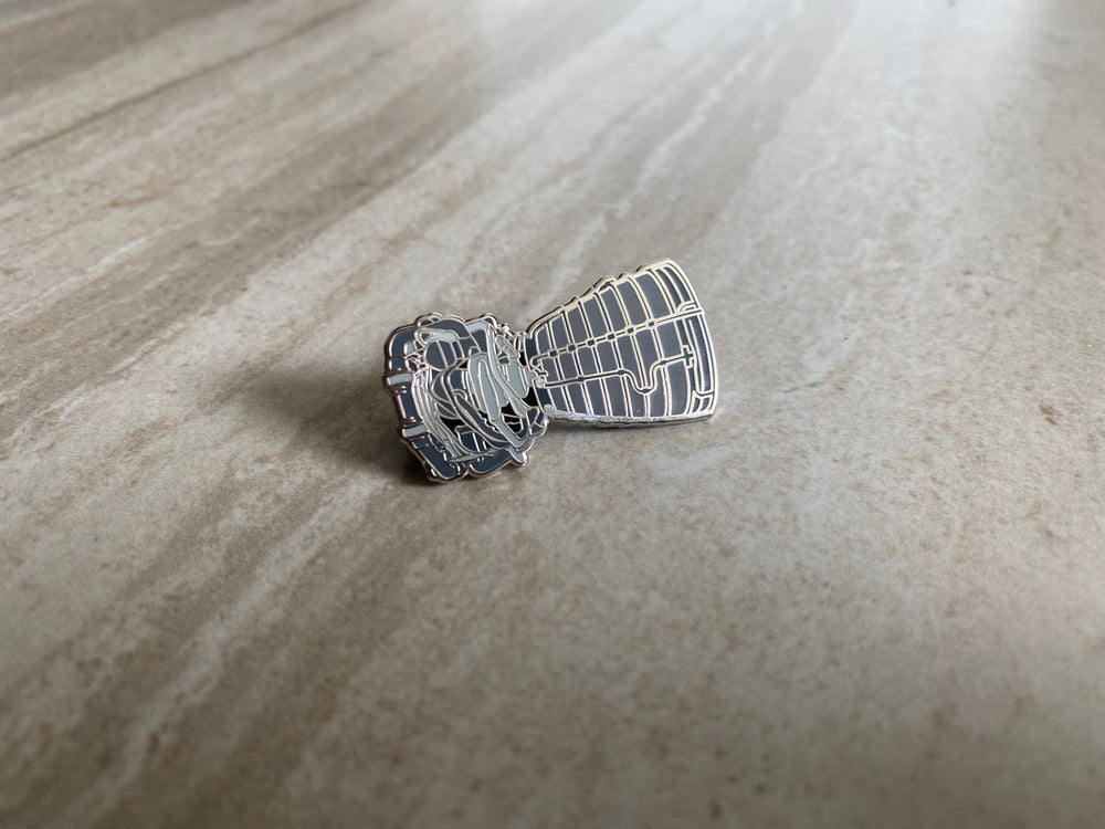 RS-25 Engine (SLS & Space Shuttle SSME) Hard Enamel Pin (ONLINE ORDER ONLY)