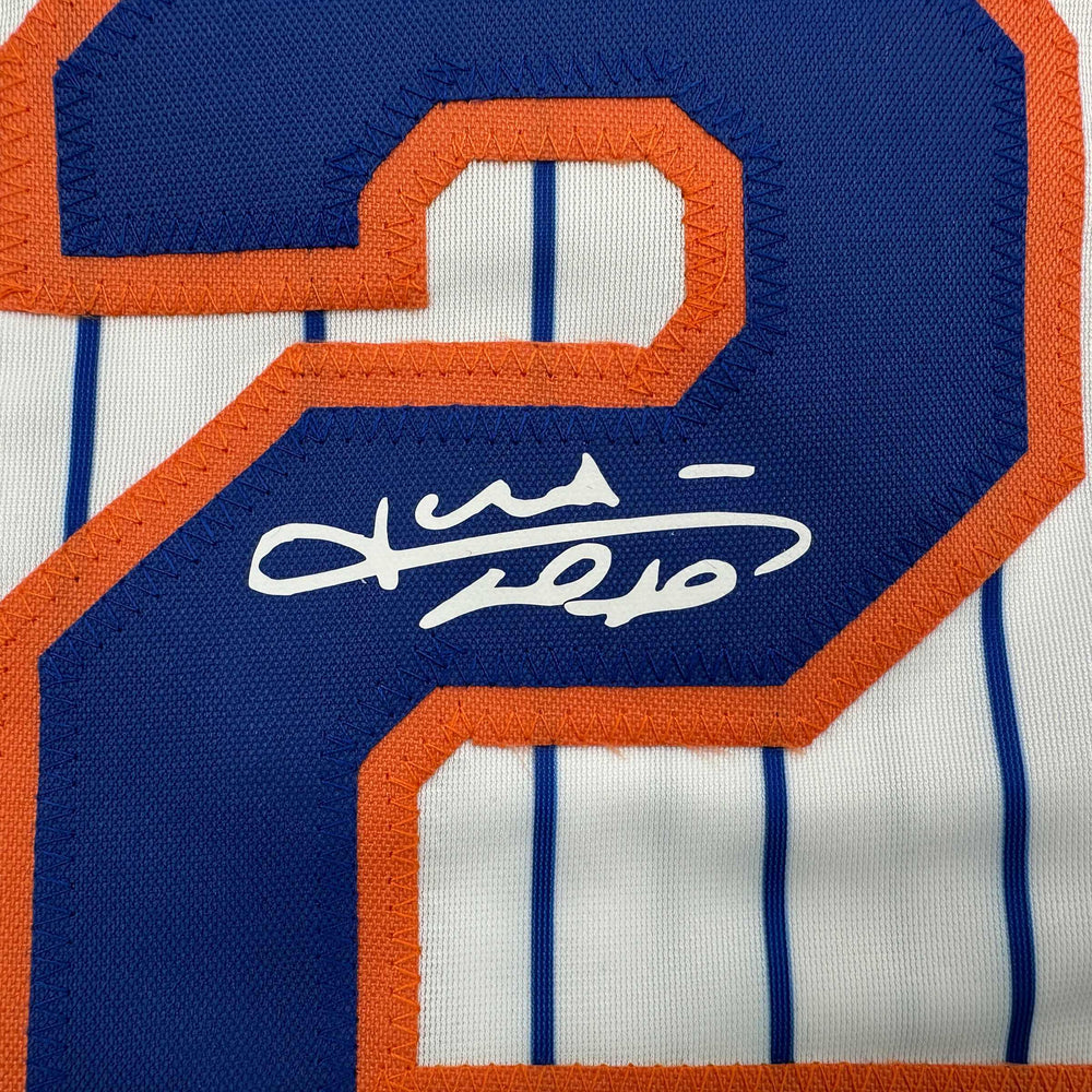 Facsimile Autographed Juan Soto New York Pinstripe Reprint Laser Auto Baseball Jersey Size Men's XL (ONLINE ORDER ONLY)