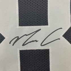 Facsimile Autographed Maxx Crosby Oakland Las Vegas Black Reprint Laser Auto Football Jersey Size Men's XL (ONLINE ORDER ONLY)