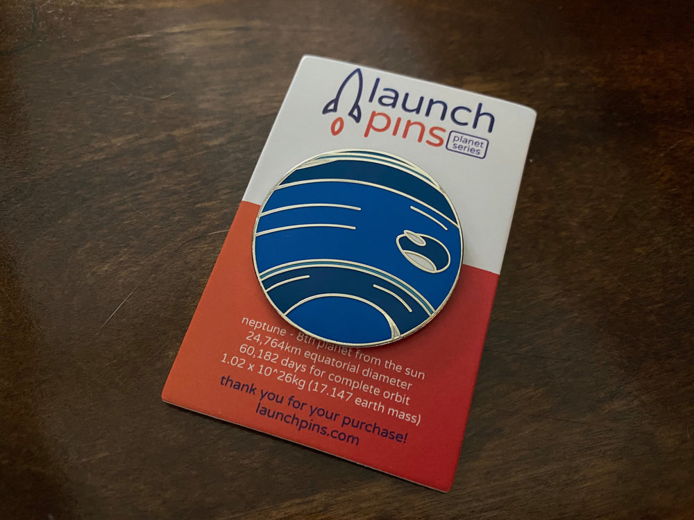 Neptune Hard Enamel Pin (ONLINE ORDER ONLY)