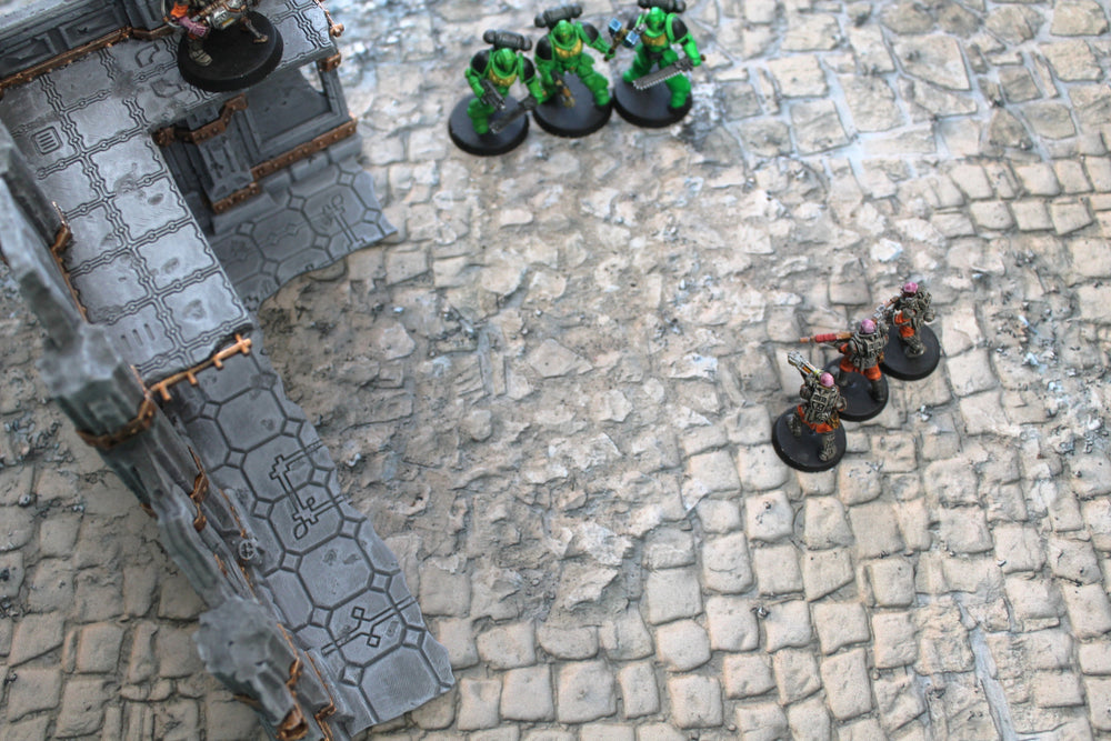 Broken Cobblestone - Neoprene Battle Mat with Bag (ONLINE ORDER ONLY)